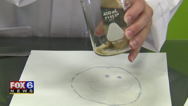 Transfer images from one piece of paper to another without a copy machine