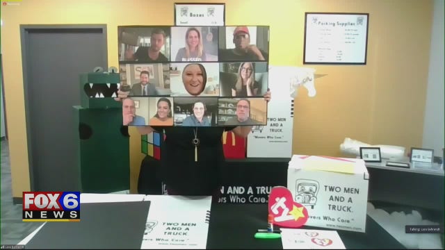 Creating Halloween costumes with cardboard