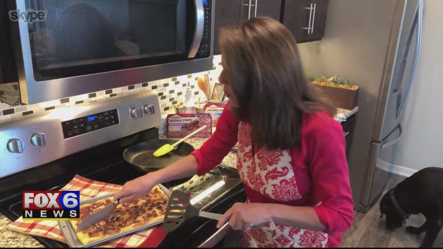 Yum! Check out the Cooking Mom's maple & sausage breakfast bake