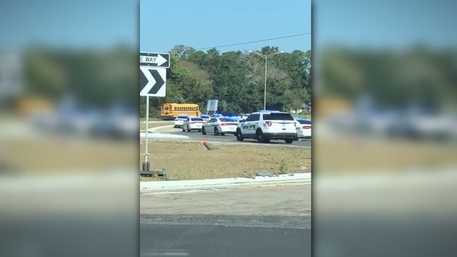 Boy allegedly steals school bus, leads police on street chase before crashing