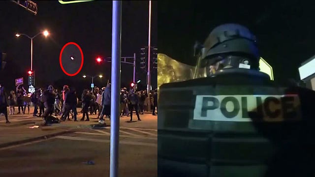 Wauwatosa PD releases footage, says bottles thrown at officers