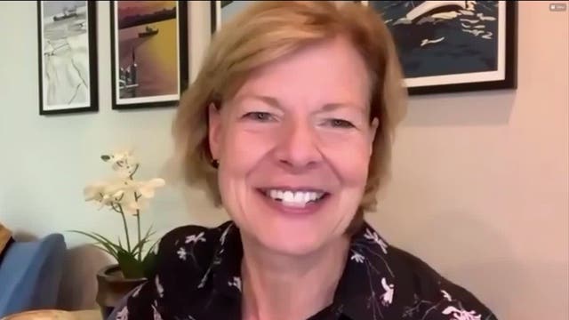 Sen. Baldwin stumps for Joe Biden in virtual event