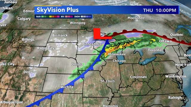 Severe weather possible Thursday in parts of Wisconsin