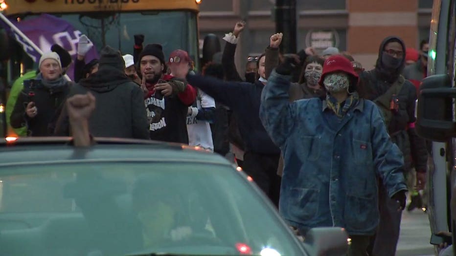 Activists march from Kenosha to Milwaukee to encourage early voting