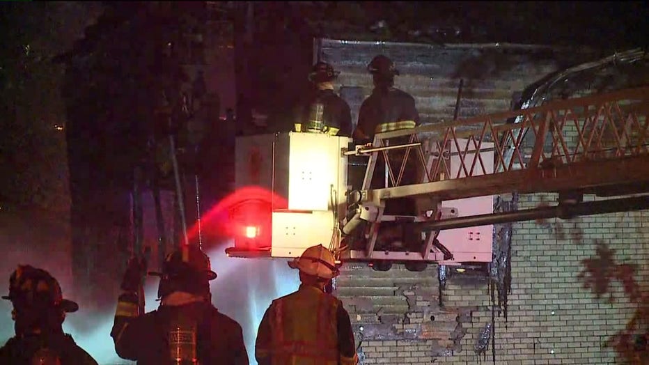 Vacant house fire near 12th and McKinley in Milwaukee