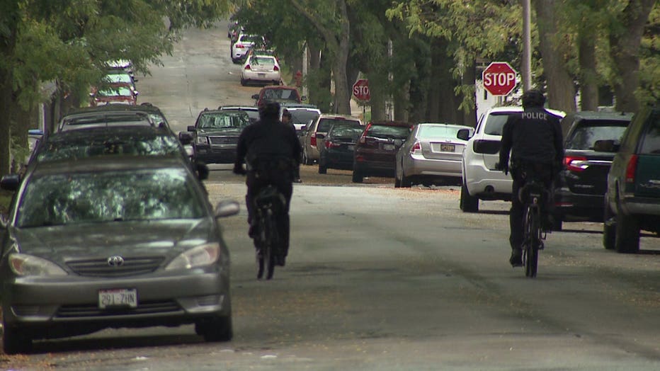 Milwaukee police near 11th and Burleigh