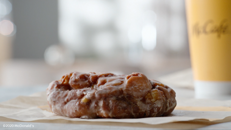 The apple fritter is one of 3 items hitting menus in October. (McDonald's)