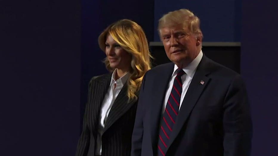 President Donald Trump and first lady Melania Trump