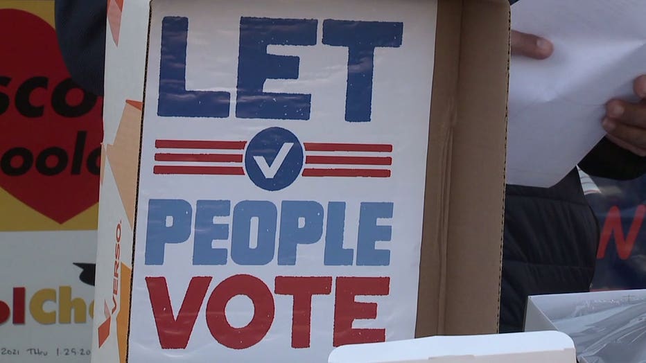 Voces de la Frontera holds a voter registration block party on Milwaukee's south side