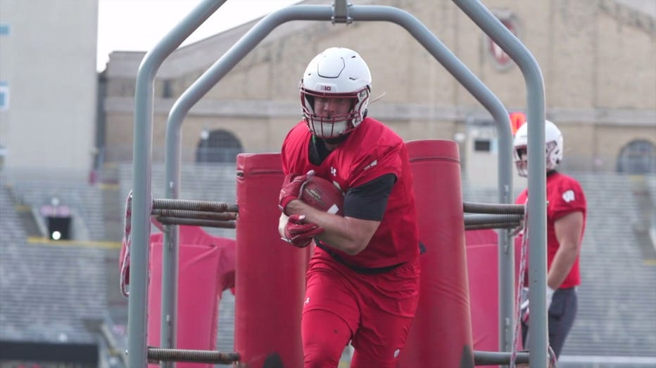 Wisconsin Badgers football practice