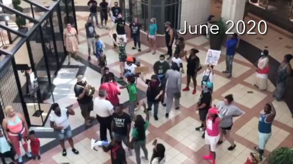 Protests at Mayfair Mall over Alvin Cole shooting