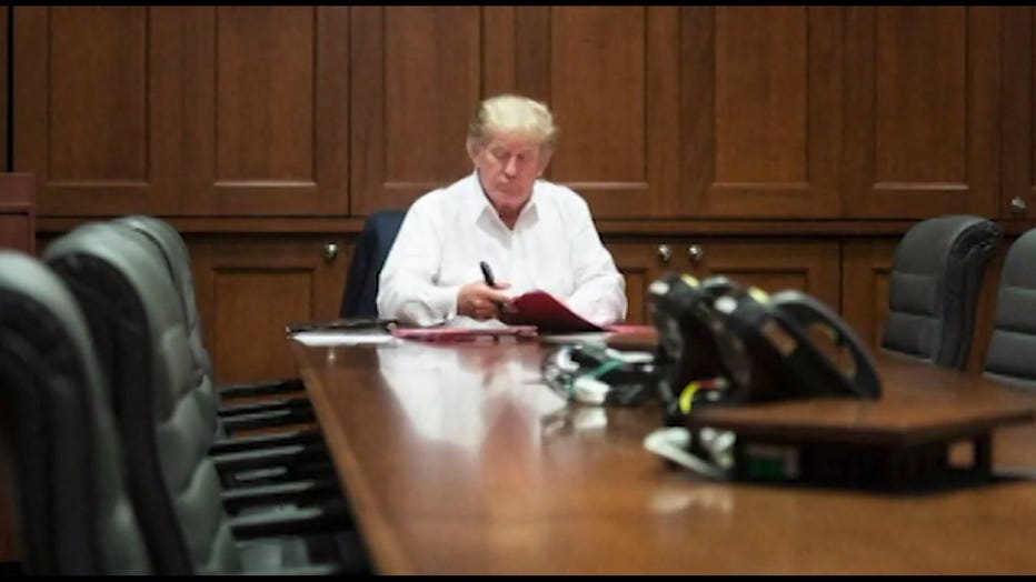 President Donald J. Trump at Walter Reed National Military Medical Center