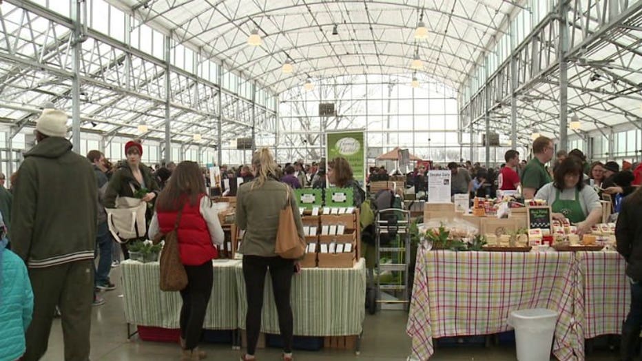 Milwaukee Winter Farmers Market at the Mitchell Park Domes