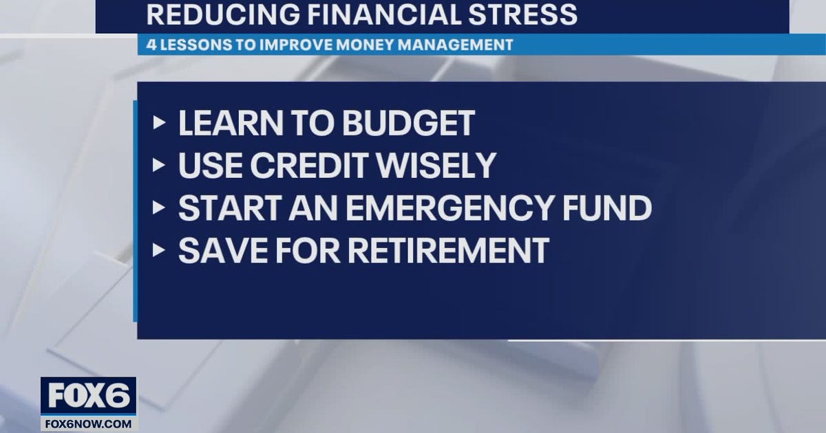 4 lessons to help improve money management, reduce financial stress ...