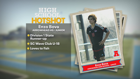 Soccer player Enzo Bova takes field for Arrowhead, club teams