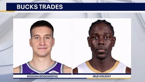 AP Source: Bucks reach deals to acquire Jrue Holiday, Bogdan Bogdanovic