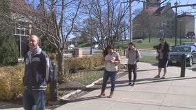 Voters face lines in West Bend