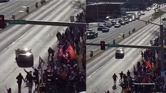 2 hurt in hit-and-run during pro-Trump rally in Wauwatosa