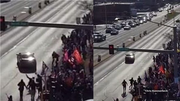 2 hurt in hit-and-run during pro-Trump rally in Wauwatosa