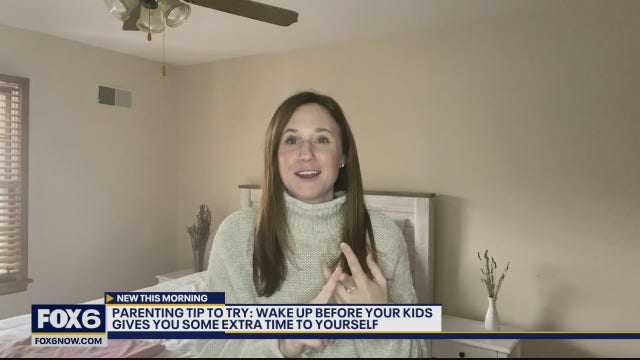 Need more time to yourself? How getting out of bed before the kids can help