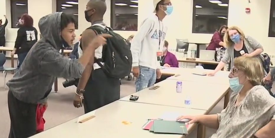 Burlington community members demand change after racist incidents