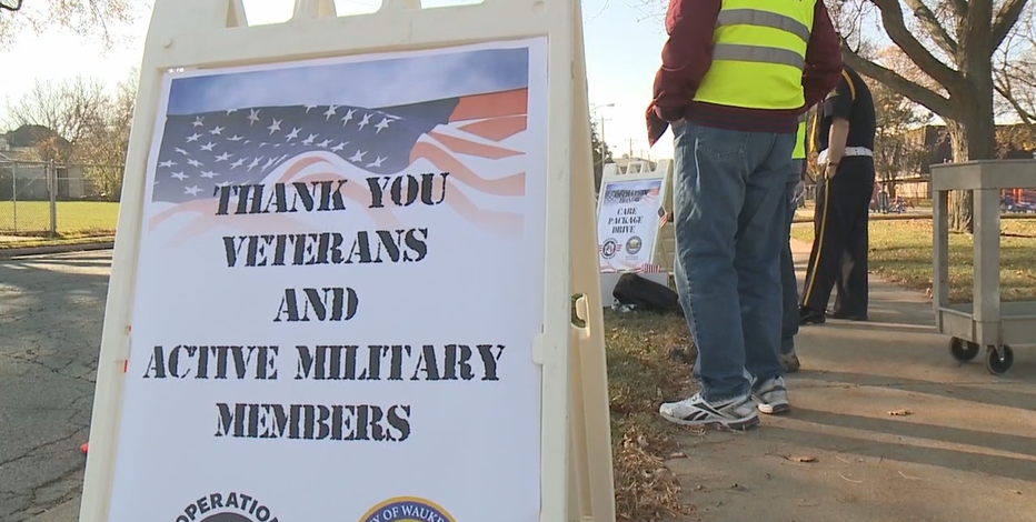 Drive-thru in Waukesha looks to help, honor military members