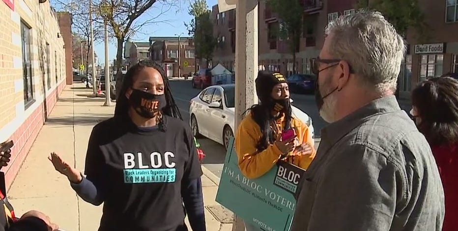 Community group faces questioning while helping at the polls