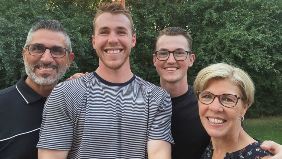 Roger and Jackie Caplinger with sons Kyle and Bret