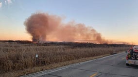 Fire breaks out in state wildlife area in Tichigan