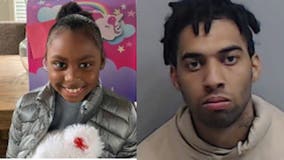 Manhunt after 7-year-old shot while shopping with her family