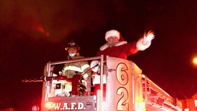 West Allis Fire Department rescues Santa from chimney