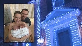 Holiday lights display raises money for families in NICU