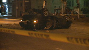 Man seriously injured in Milwaukee rollover crash