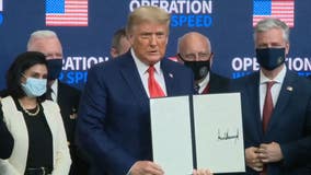 Trump signs executive order for COVID-19 vaccine, giving Americans priority access over foreign countries