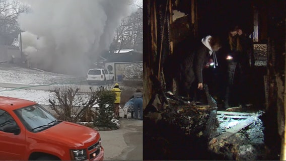 Donations stream in after fire rips through Delafield home