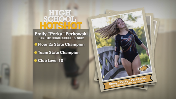 Hartford High School state champion gymnast does it all