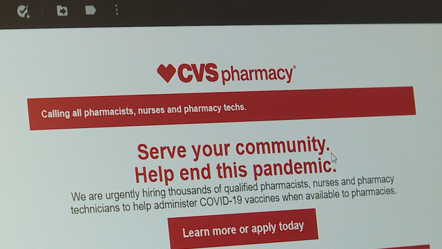 CVS hiring hundreds in Wisconsin for vaccine distribution