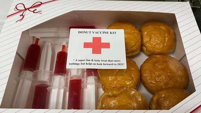 National Bakery sells donut 'vaccine' kits; may cure hunger pains