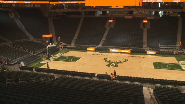 Bucks' Fiserv Forum full capacity for rest of playoffs