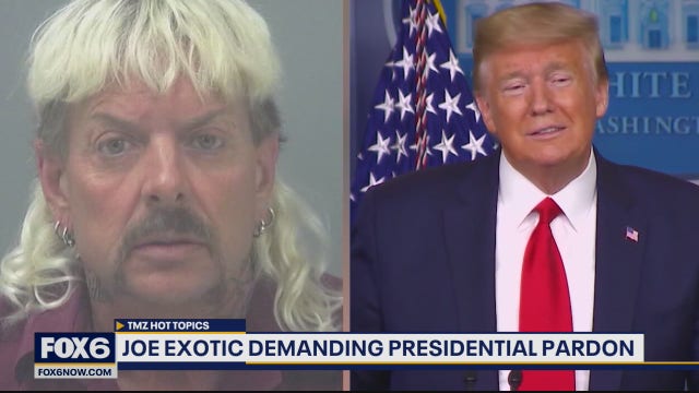 TMZ: Joe Exotic hopes to get pardon request to Trump