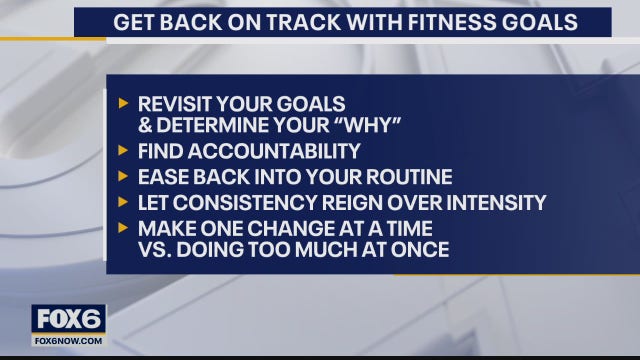 Tips to get your workout goals back on track