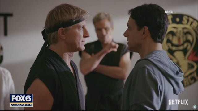 Cobra Kai combines a young cast, action, plenty of Karate Kid nostalgia