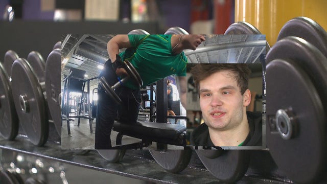 Born without a right hand, man empowers others through exercise