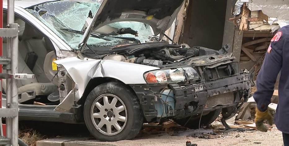 Driver dies after crashing into home near 48th and Locust