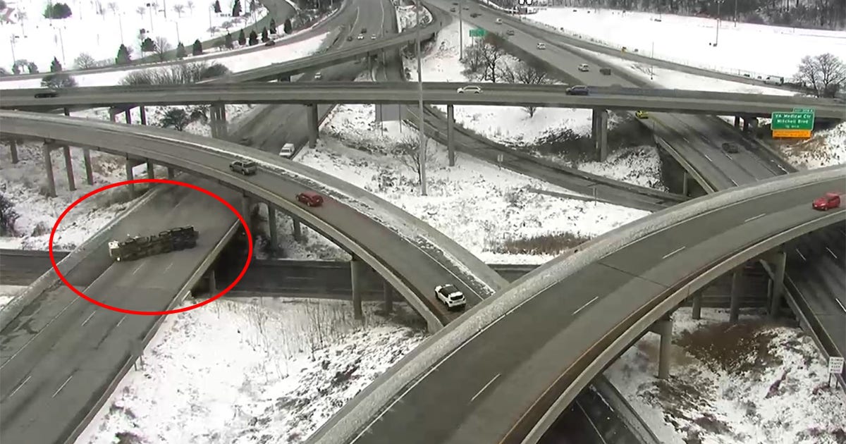Caught on cam: Dump truck slams into overpass in Stadium Interchange ...