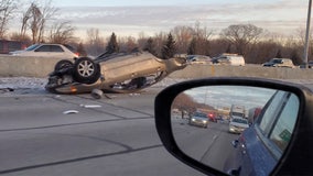 2 injured in crash on I-94 near Milwaukee/Waukesha county line