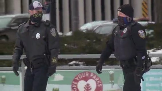 MPD officers lace up skates for Red Arrow Park community event