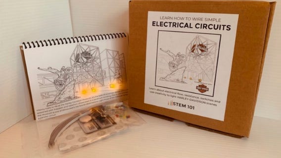 STEM101 teams up with Harley-Davidson to create hands-on activity for kids