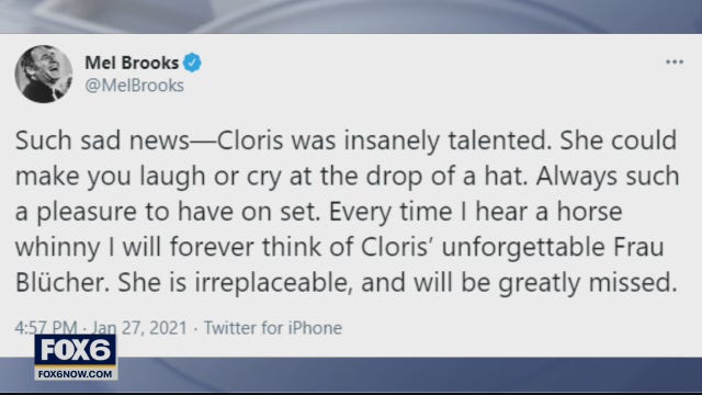 Comedic legend Cloris Leachman had died at the age of 94