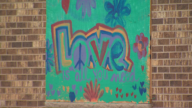 Boards come down in Kenosha, to be featured in art gallery